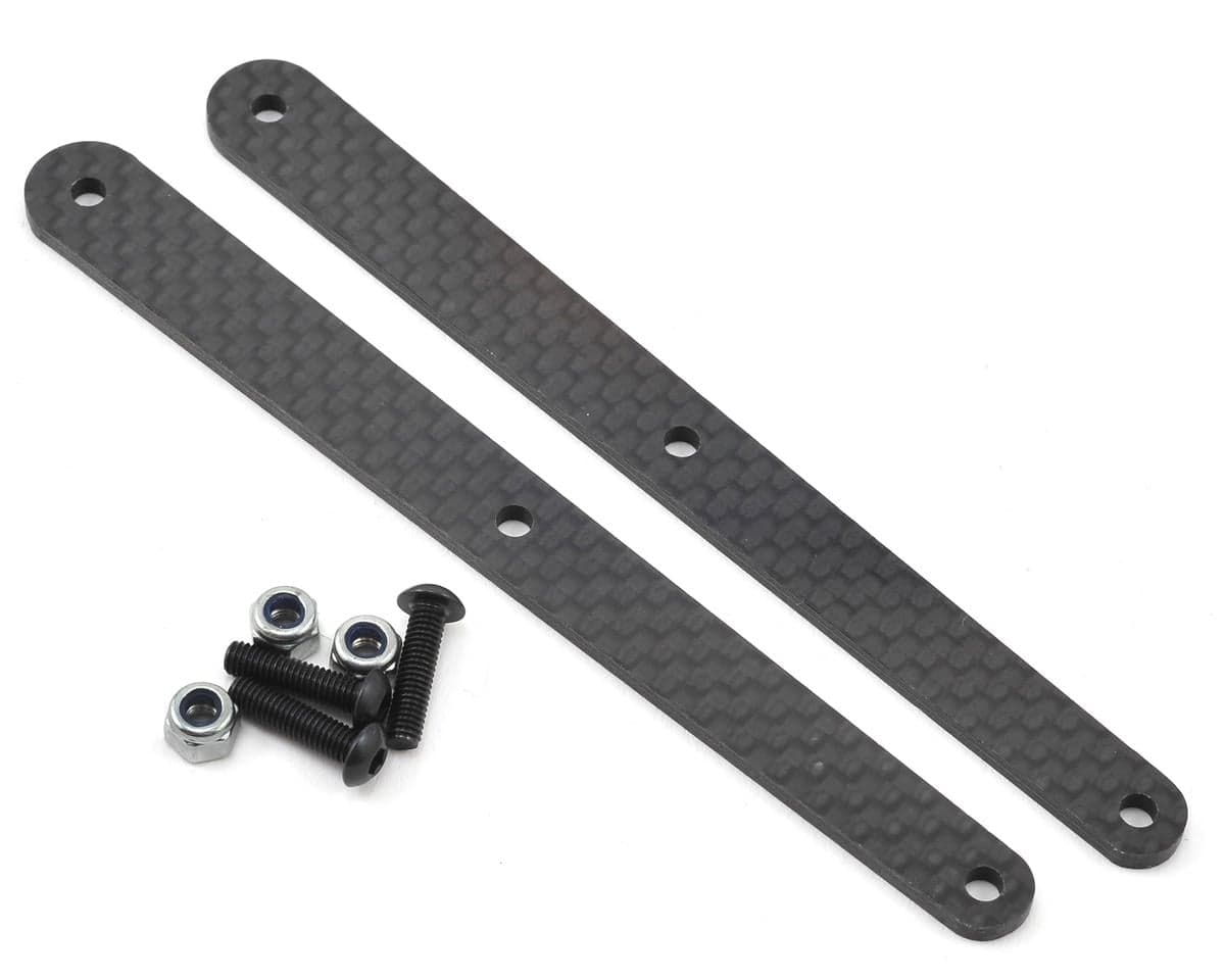 XRAY XB8 Medium Rear Brace Graphite insert Set