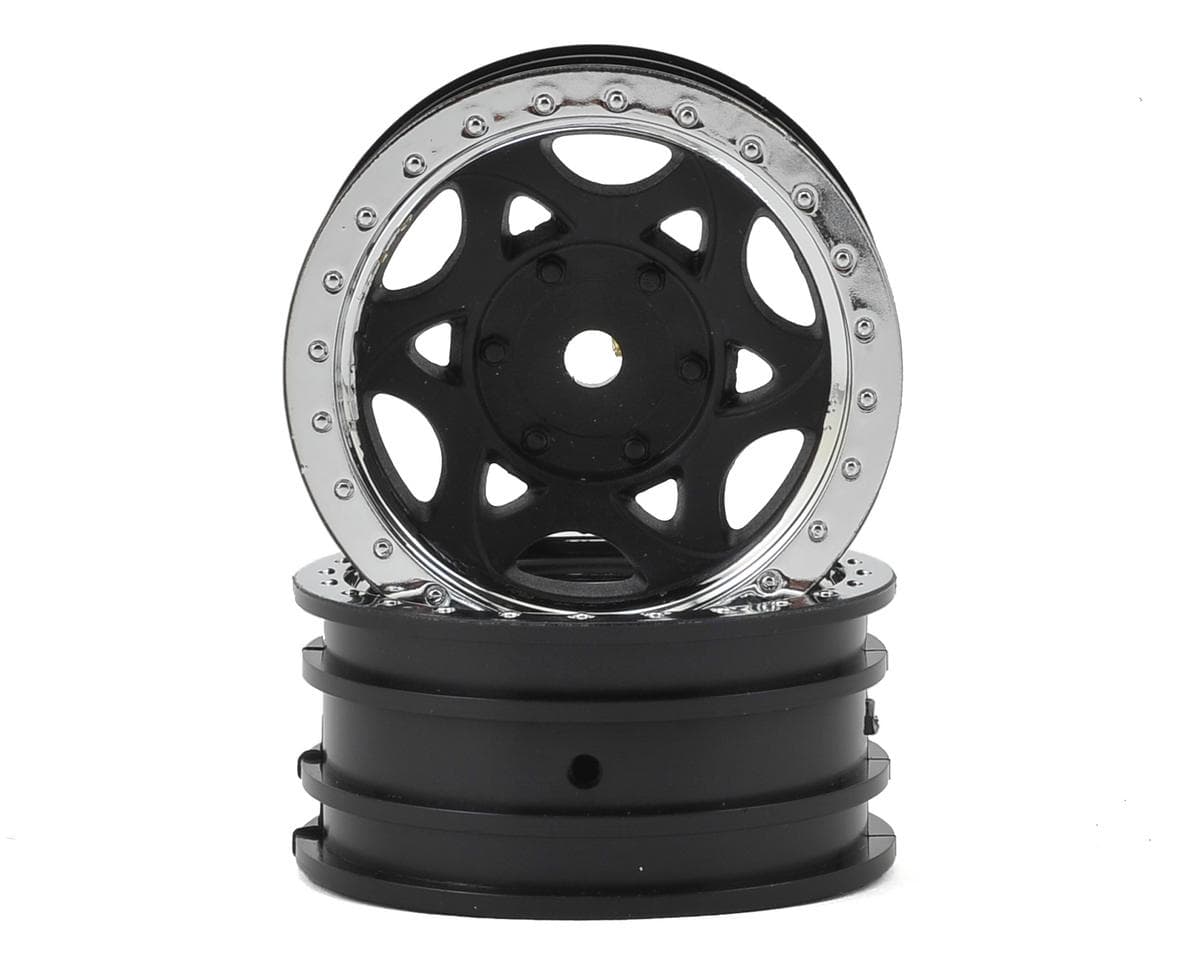 Axial 1.9" Walker Evans Street Wheel (Chrome/Black) (2)