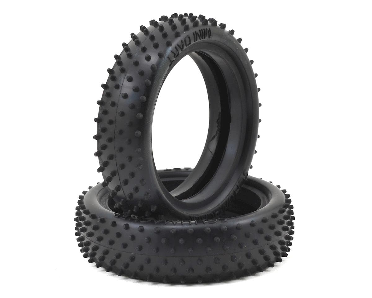 Schumacher "Mini Dart" 2.2" 2WD Buggy Front Turf Tire (2) (Blue)
