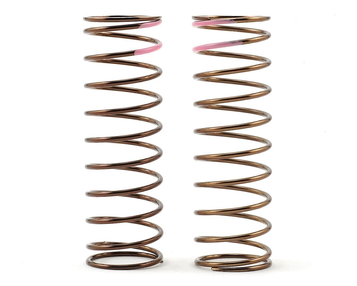 Tekno RC Low Frequency 75mm Front Shock Spring Set (Pink - 3.82lb/in) (1.6x11.0)