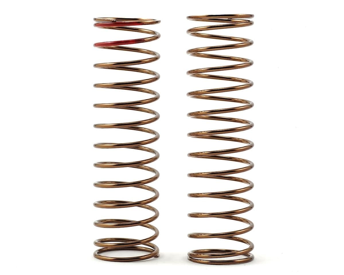 Tekno RC Low Frequency 85mm Rear Shock Spring Set (Red - 2.94lb/in) (1.6x13.7)