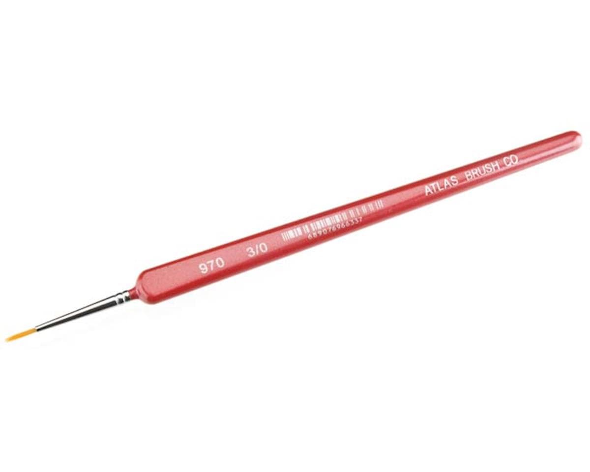 Atlas Brush Golden Taklon-Triangle Handle 3/0
