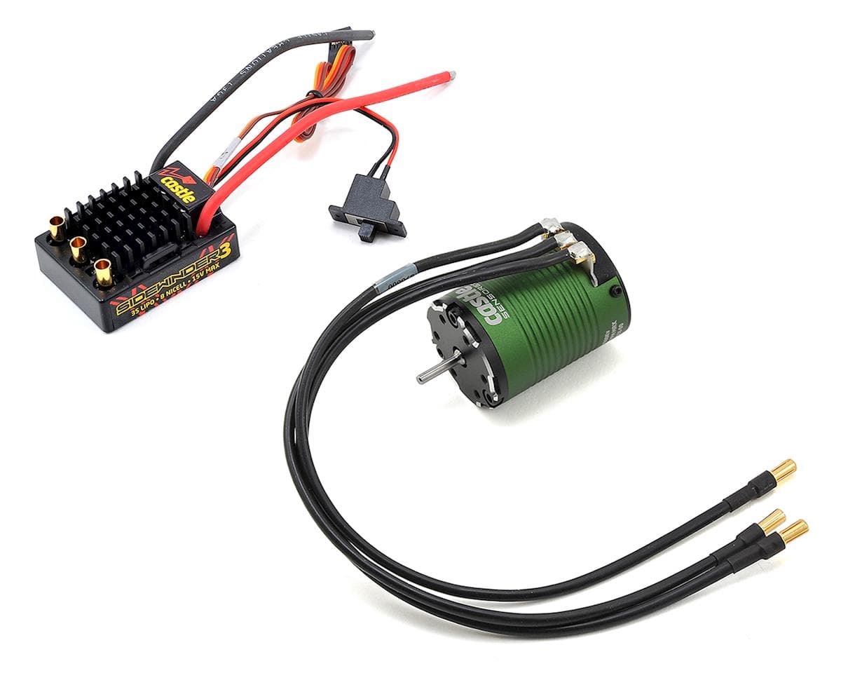 Castle Creations Sidewinder SV3 Waterproof 1/10 ESC/Motor Combo (7700kV) w/1406 Sensored Motor