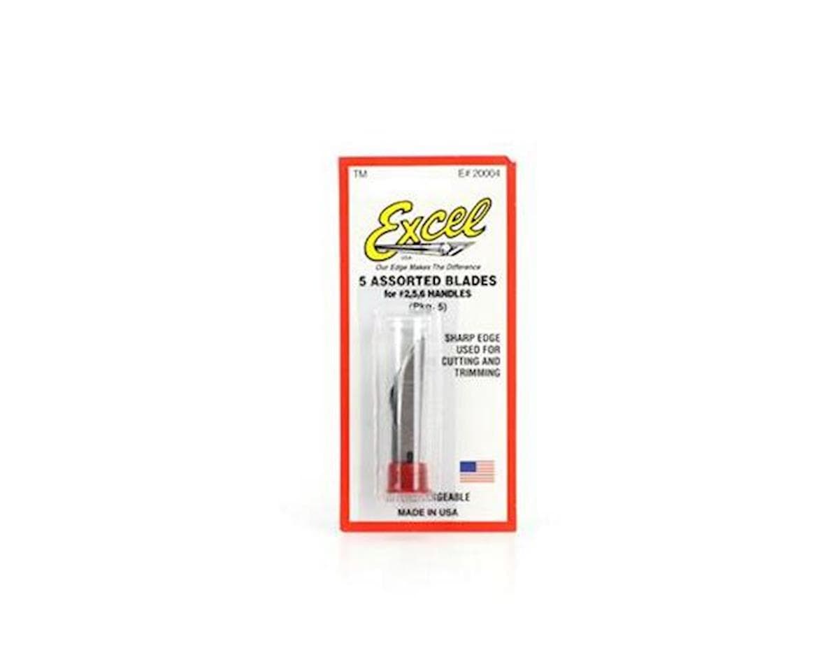 Excel Assorted Heavy-Duty Blades Replacement Blades (5)