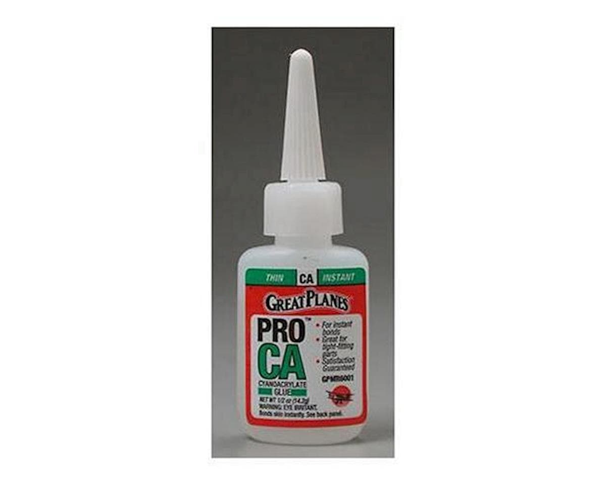 Great Planes Pro Instant CA Glue (Thin) (.5oz)