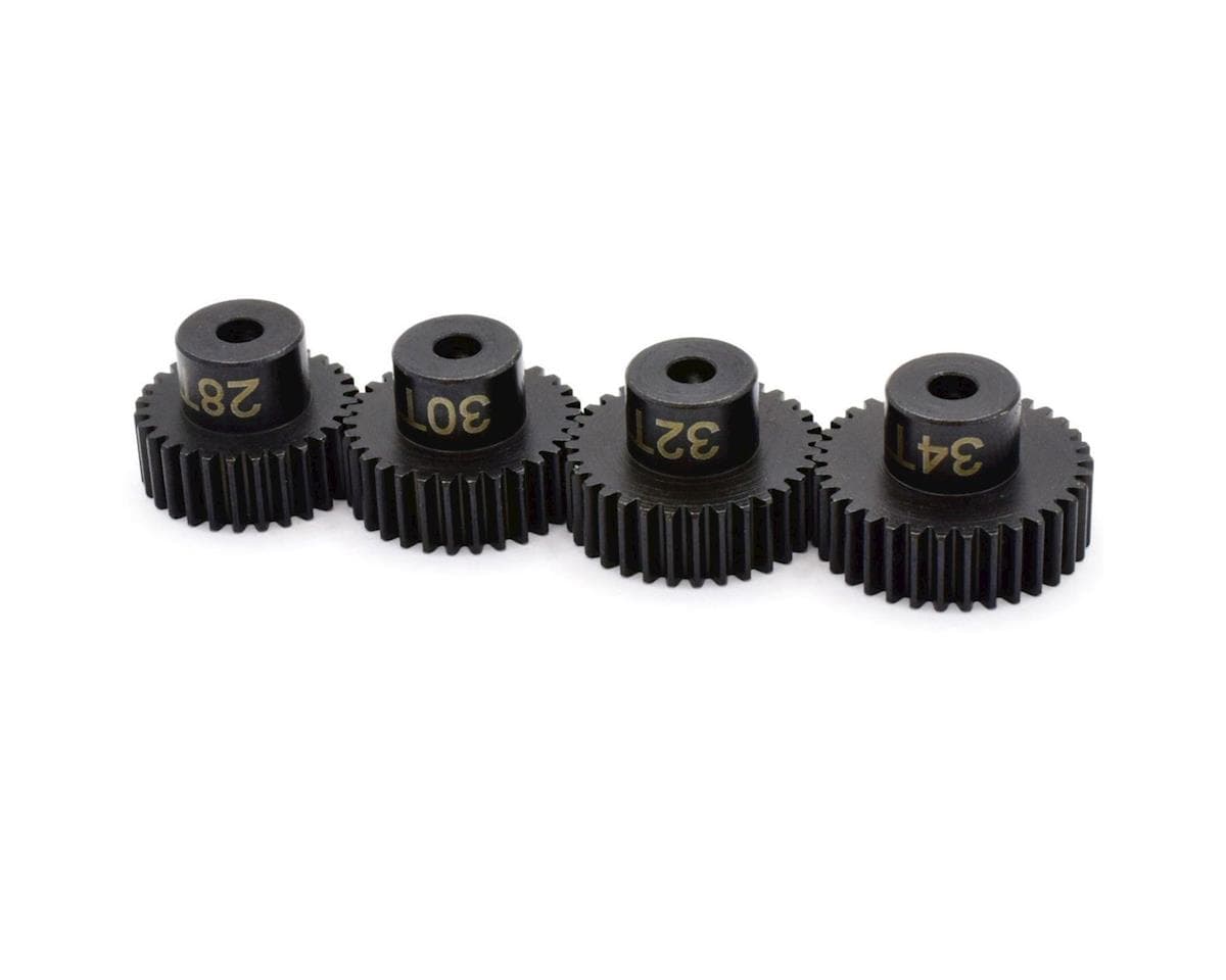 Hot Racing Light Weight Speed Tune Pinion Gear Set (28, 30, 32, 34T) (3.17mm Bore)
