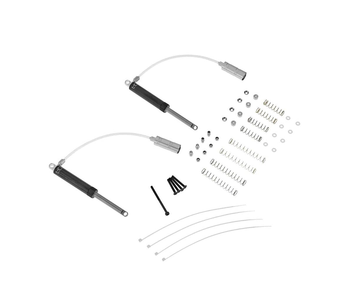 Hot Racing Black Aluminum Remote Reservoir Shocks 120mm