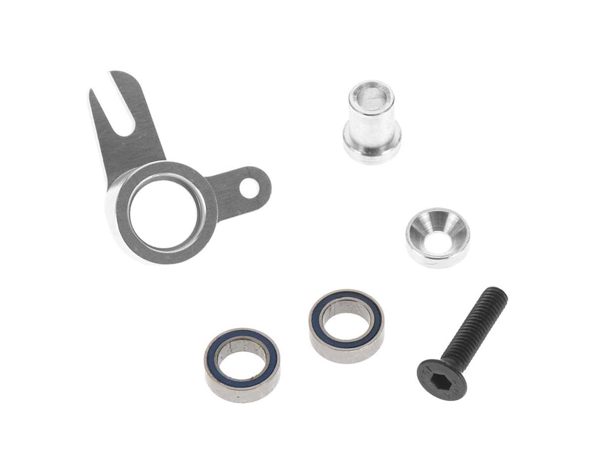 Hot Racing Silver Throttle Linkage Arm Set for Traxxas Revo
