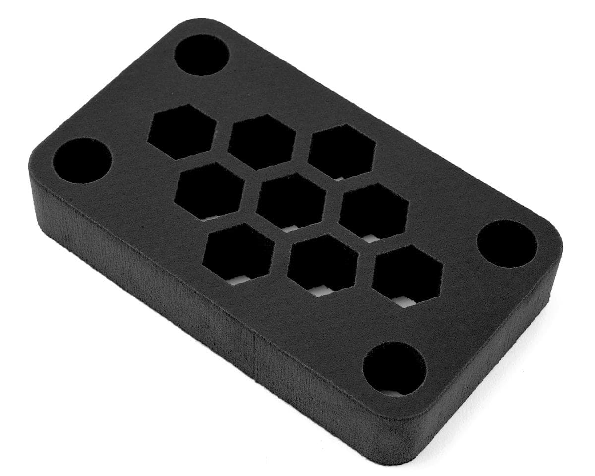 Maxline R/C Products 6x3.5x1" Foam Car Stand (Black) (1/10 TC & 1/12)