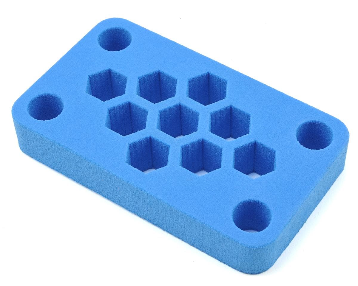 Maxline R/C Products 6x3.5x1" Foam Car Stand (Blue) (1/10 TC & 1/12)