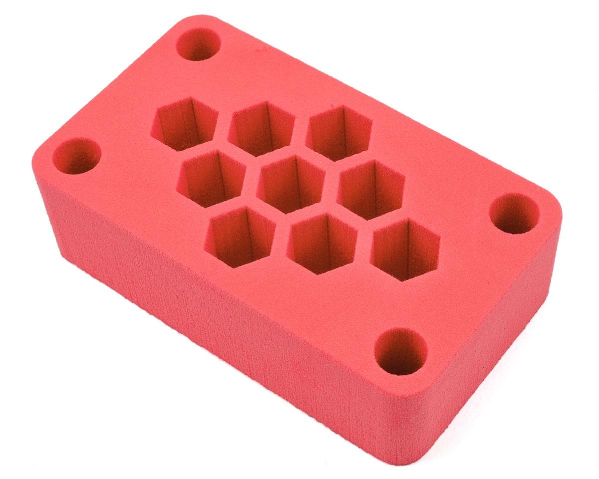 Maxline R/C Products 7x4x2" Foam Car Stand (Red) (1/10 Off Road)