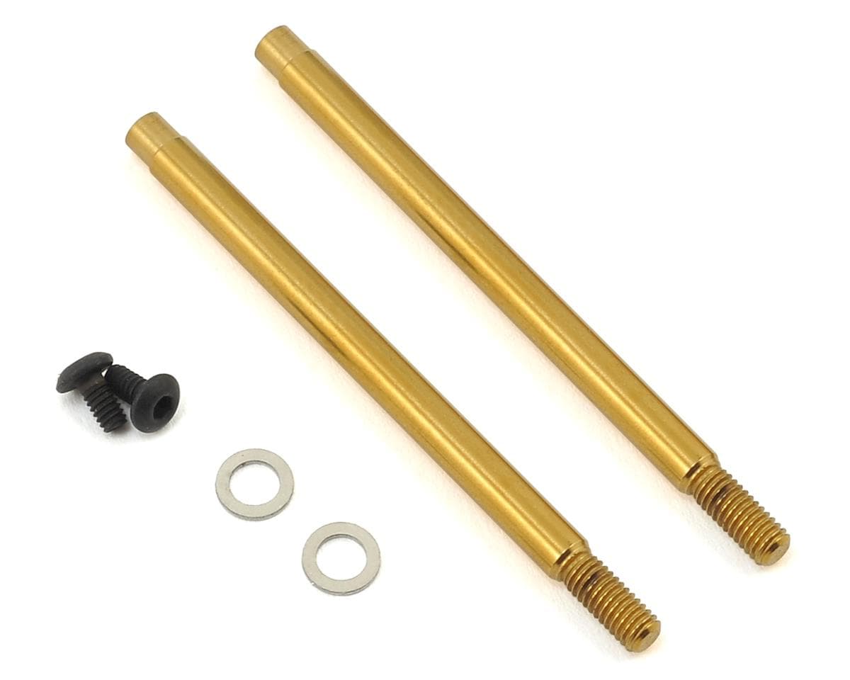 Yokomo V3 Titanium Coated Rear Shock Shaft (2) (Screw Type)