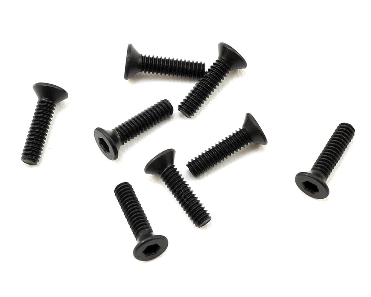 Mugen Seiki 2x8mm Flat Head Hex Screw (8)