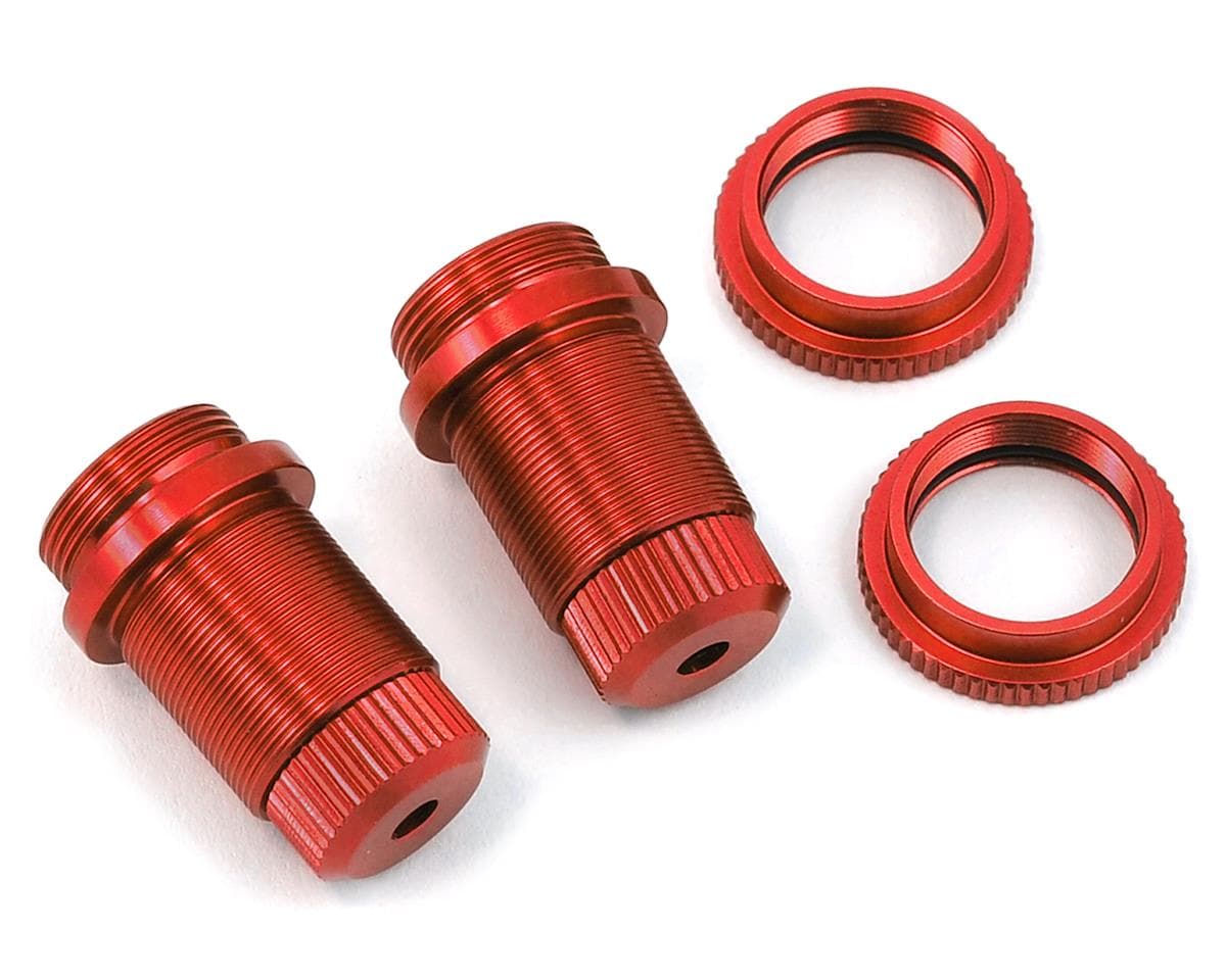 ST Racing Concepts Aluminum Threaded Shock Bodies for Traxxas 4Tec 2.0 (Red) (2)