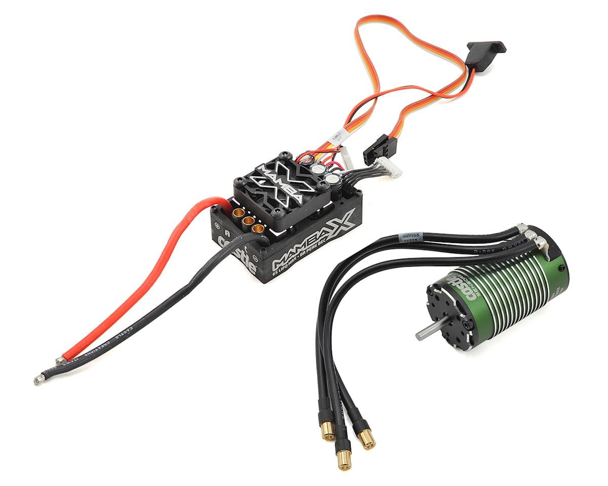Castle Creations Mamba X Waterproof 1/8 Brushless Combo w/1512 Sensored Motor (1800kV)