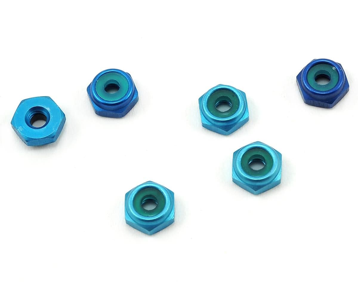 Custom Works 4-40 X 1/4" Aluminum Locknut (6)