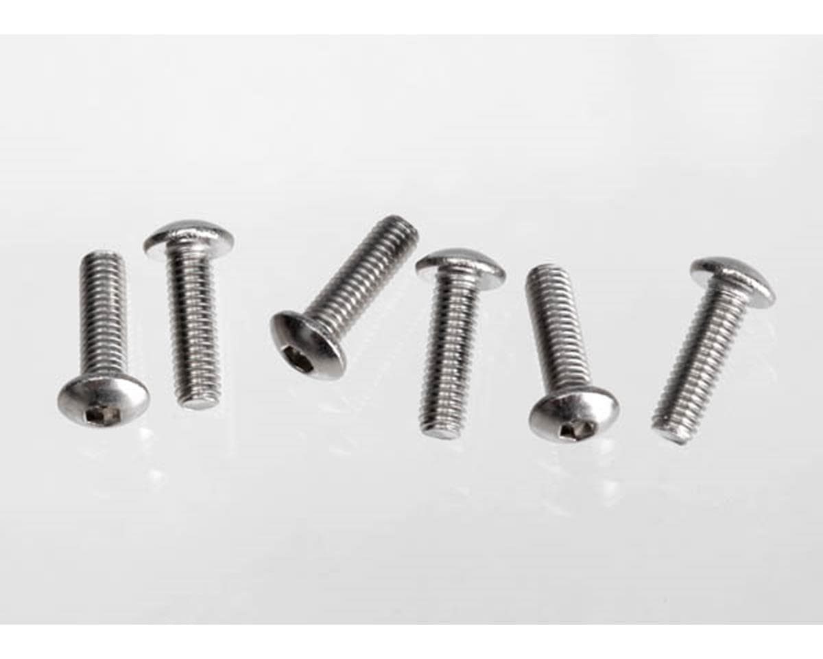 Traxxas 3x10 Stainless Steel Button Head Screws (6)