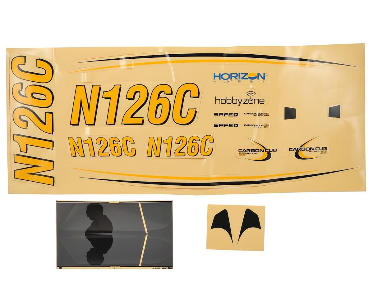 HobbyZone Cub S+ Decal Sheet