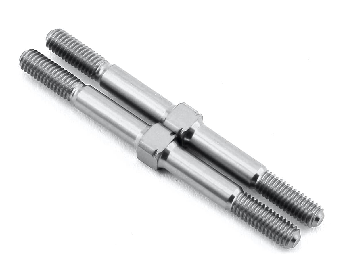 MST Alum. reinforced turnbuckle 3X40 (silver) (2)
