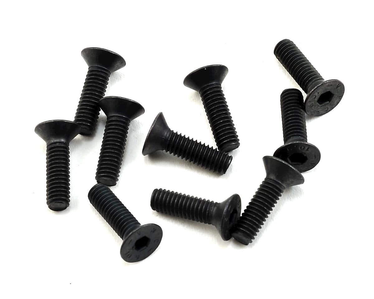 XRAY 4x14mm Flat Head Hex Screw (10)