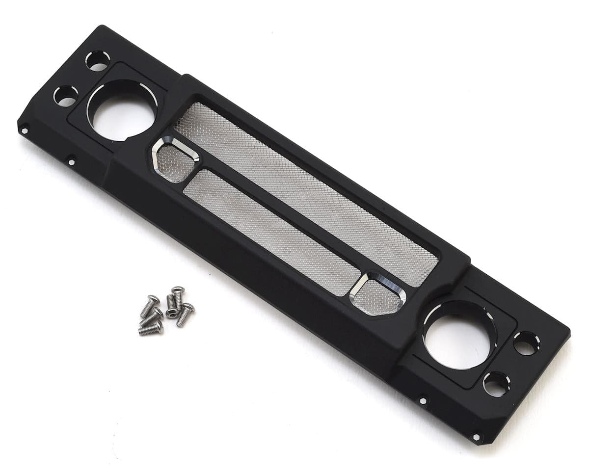 Hot Racing Aluminum Grille for Traxxas TRX-4 Land Rover Defender (Black)