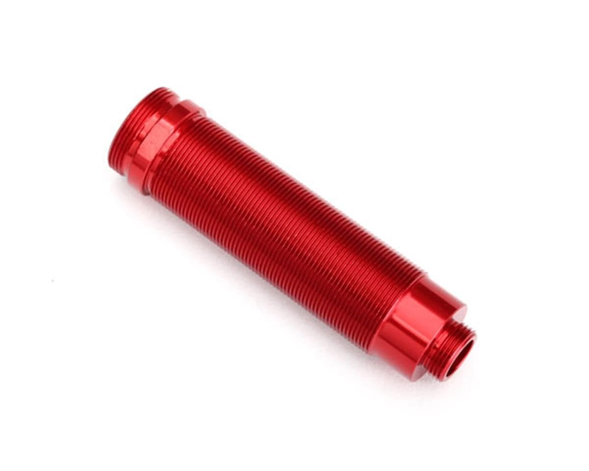 Traxxas 64mm Unlimited Desert Racer Aluminum Front Threaded GTR Shock Body (Red)