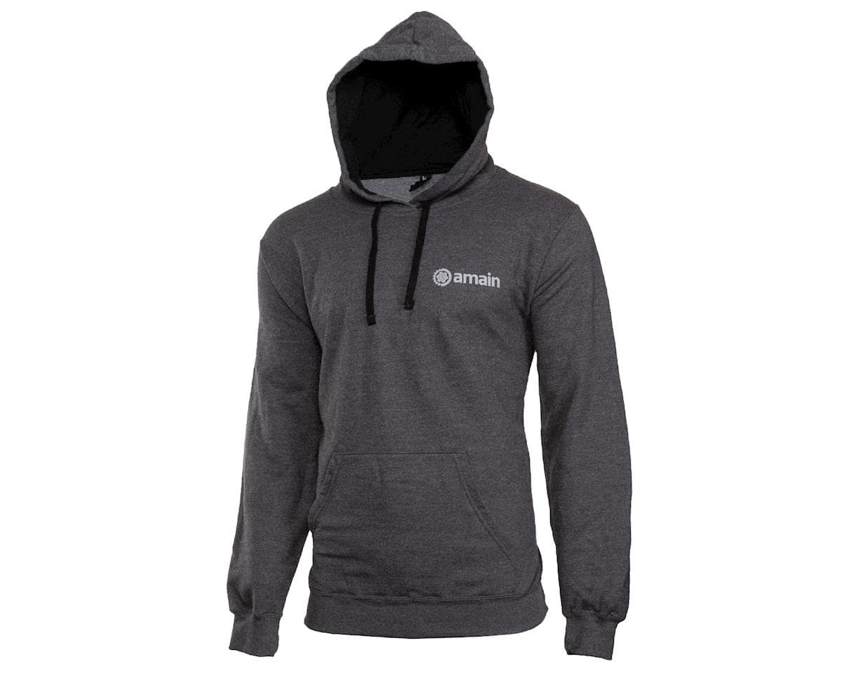 AMain Pullover Hoodie Sweatshirt (Dark Heather) (2XL)