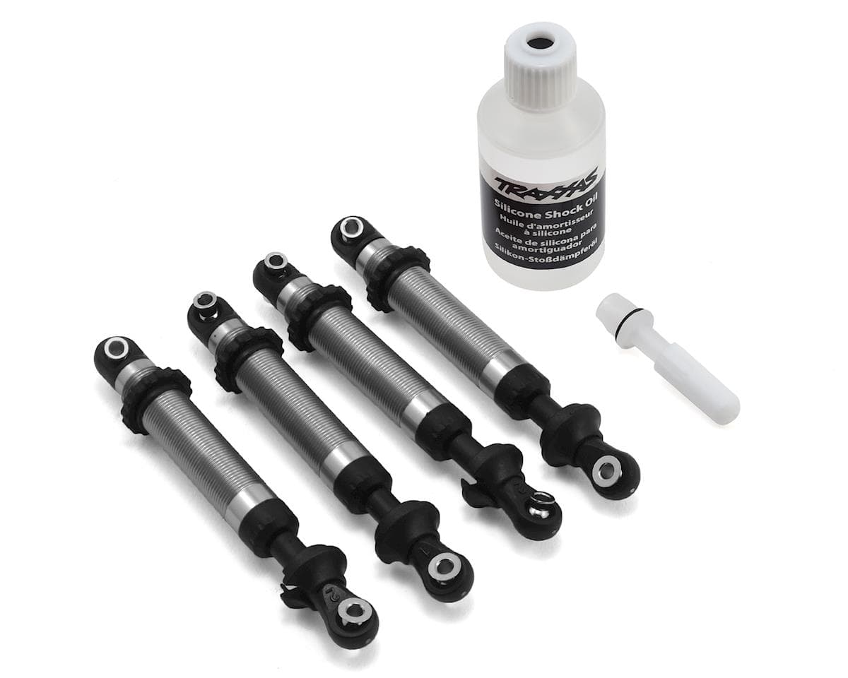 Traxxas TRX-4 GTS Aluminum Long Arm Shocks (Silver) (4)