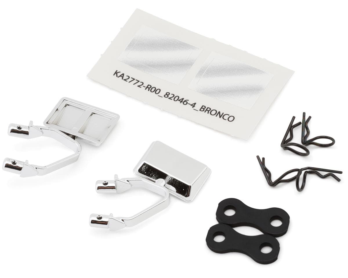 Traxxas TRX-4 Ford Bronco Side Mirrors Set (Chrome)