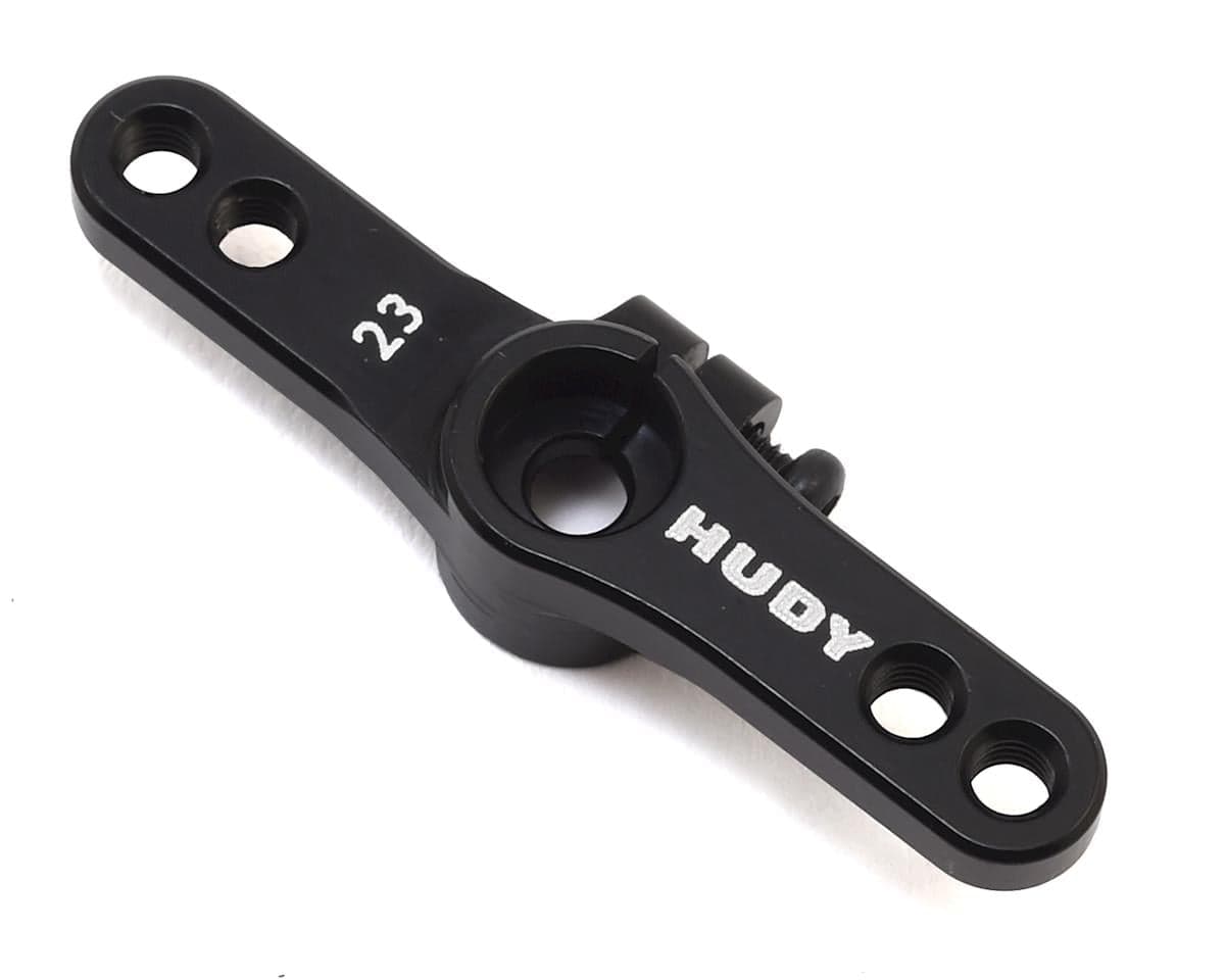 Hudy Aluminum Clamping "Offset" 2 Hole Servo Horn (23T-JR/Airtronics/KO)