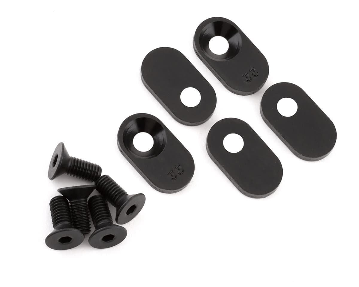 Losi 5ive-T 2.0 22T Engine Mounts Inserts (Black) (5)