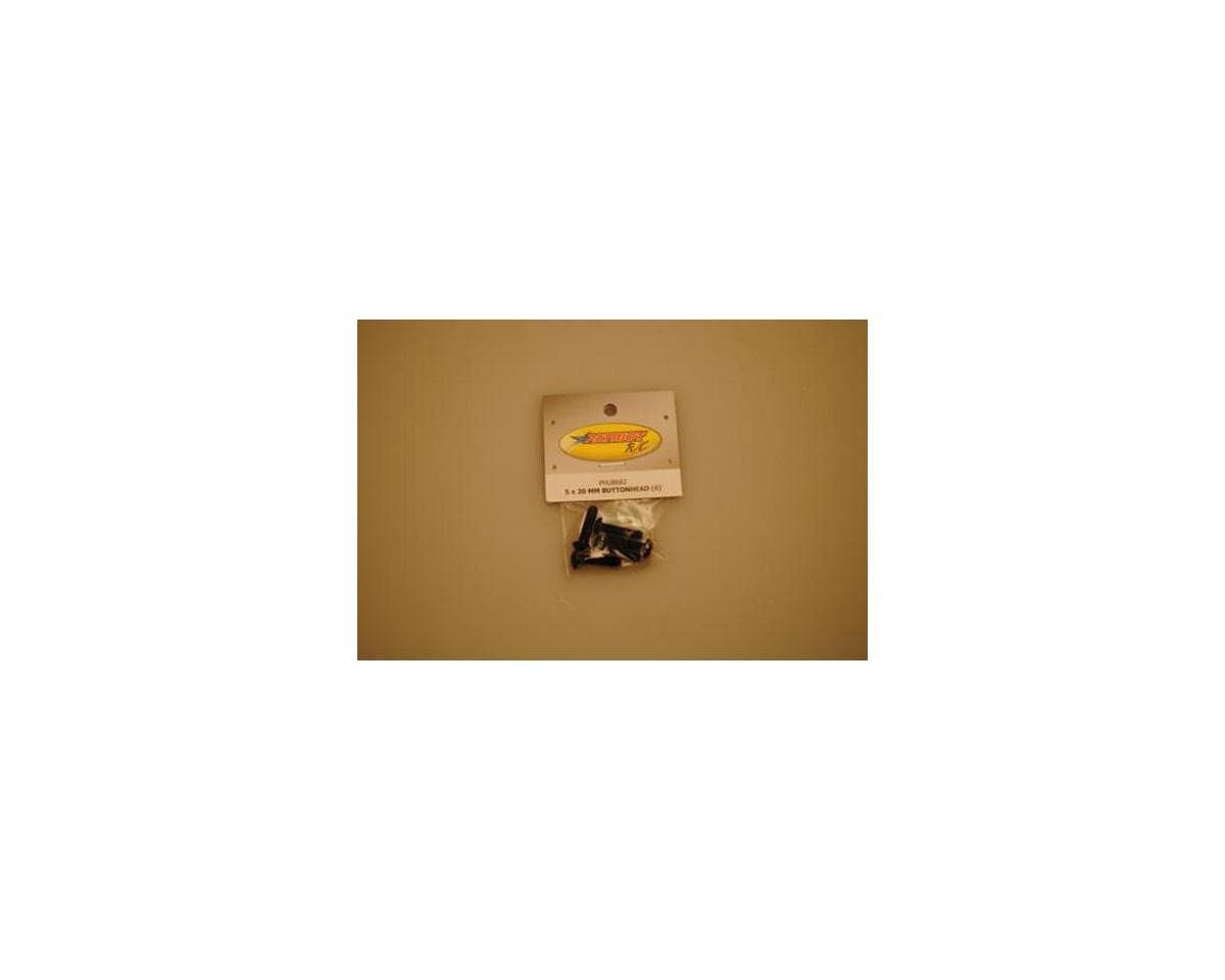 Patriot Hobbies Unlimited 5x20mm Button Head Screws (6)