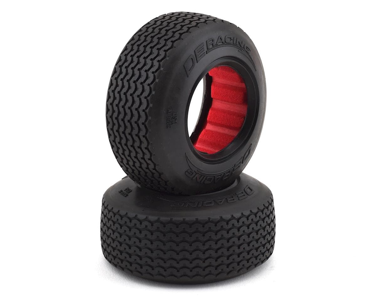 DE Racing Outlaw Sprint Dirt Oval Front Tires w/Red Insert (2) (D30)