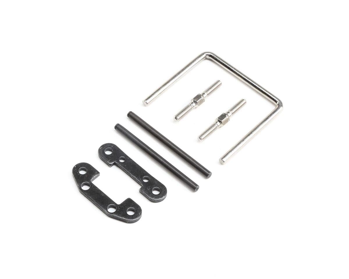 Losi Front Hinge Pin & Brace Set: Super Rock Rey