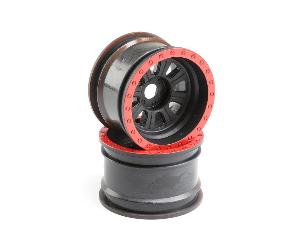 Losi Wheel, Black (2): Super Rock Rey