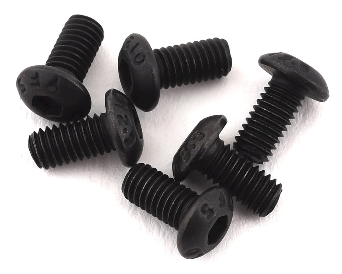 Custom Works 3x6mm Button Head Hex Screw (6)
