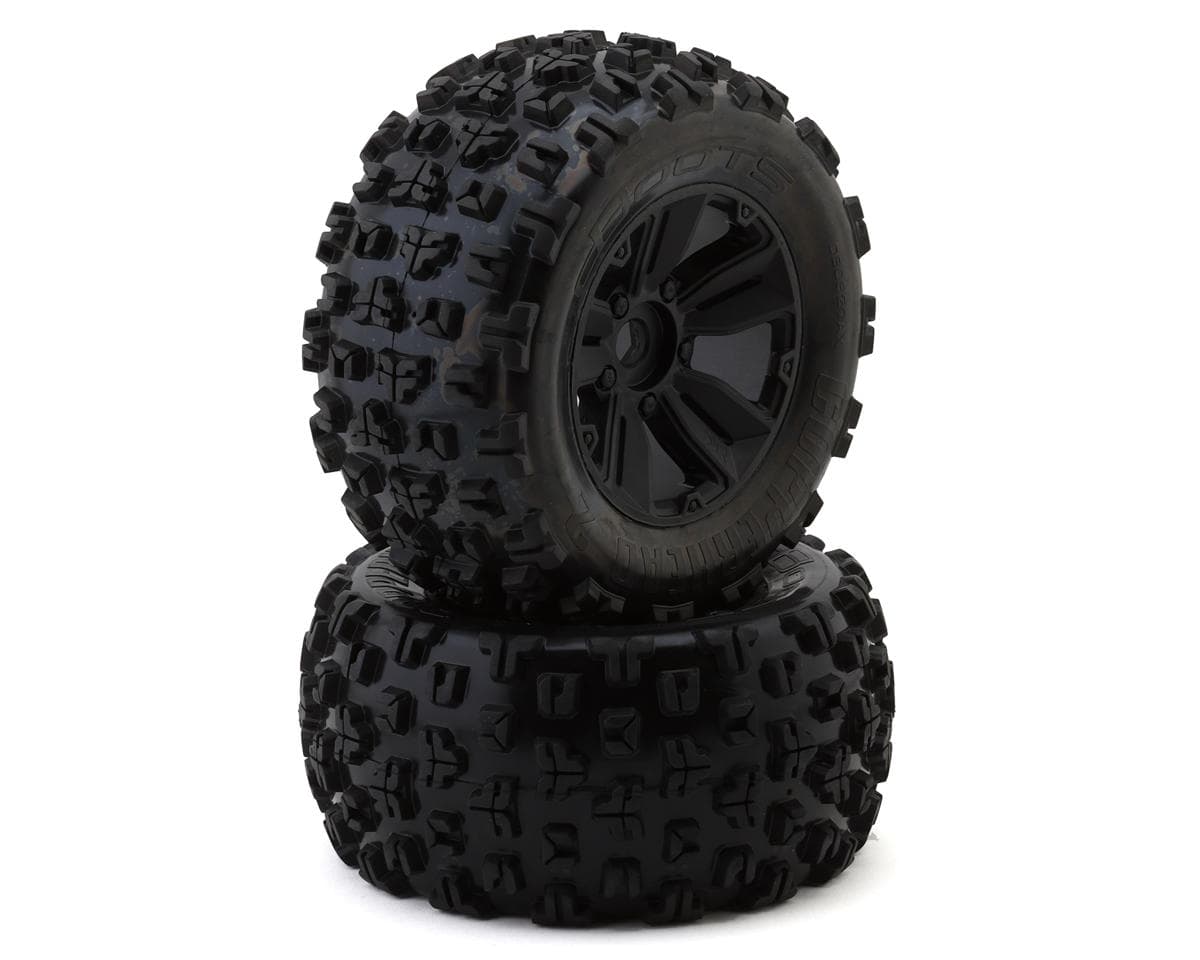 Arrma dBoots Copperhead2 MT 3.8 Pre-Mounted 1/8 Monster Truck Tires (Black) (2) w/17mm Hex