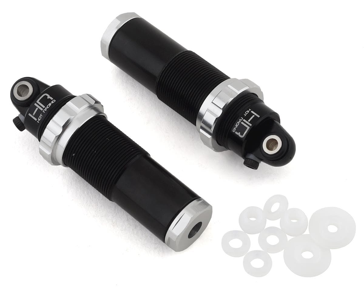 Hot Racing Arrma 4x4 Aluminum Threaded Front Bleeder Shock Bodies (Black) (2)
