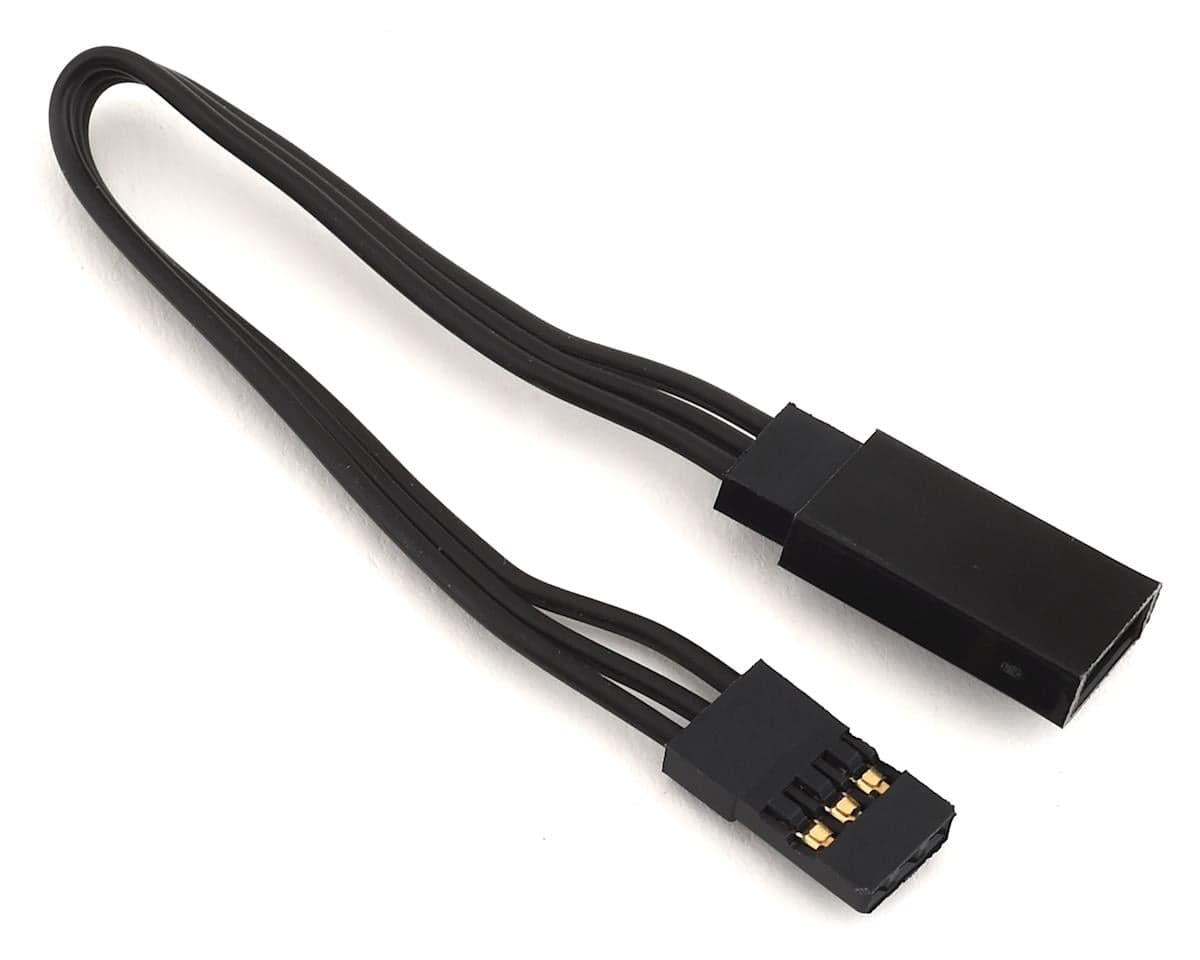 Ruddog 100mm Receiver Extension Wire w/JR Plug (Black)