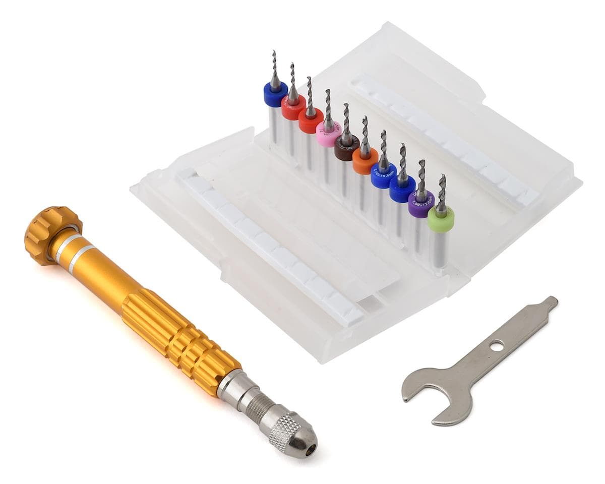 Avid RC Metric Shock Piston Drill Set (10) (1.1-2.0mm)