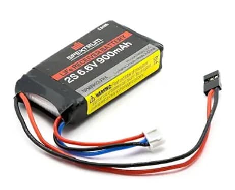 Spektrum 900mAh 2S 6.6V Li-Fe Receiver Battery