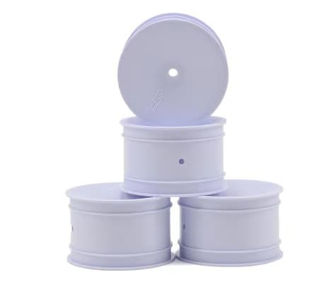JConcepts 12mm Hex Mono 2.2 Rear Wheels (White) (4) (B7/B6/B74/RB6)