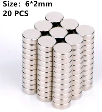 6x2mm Small Round Magnet Strong 20pcs