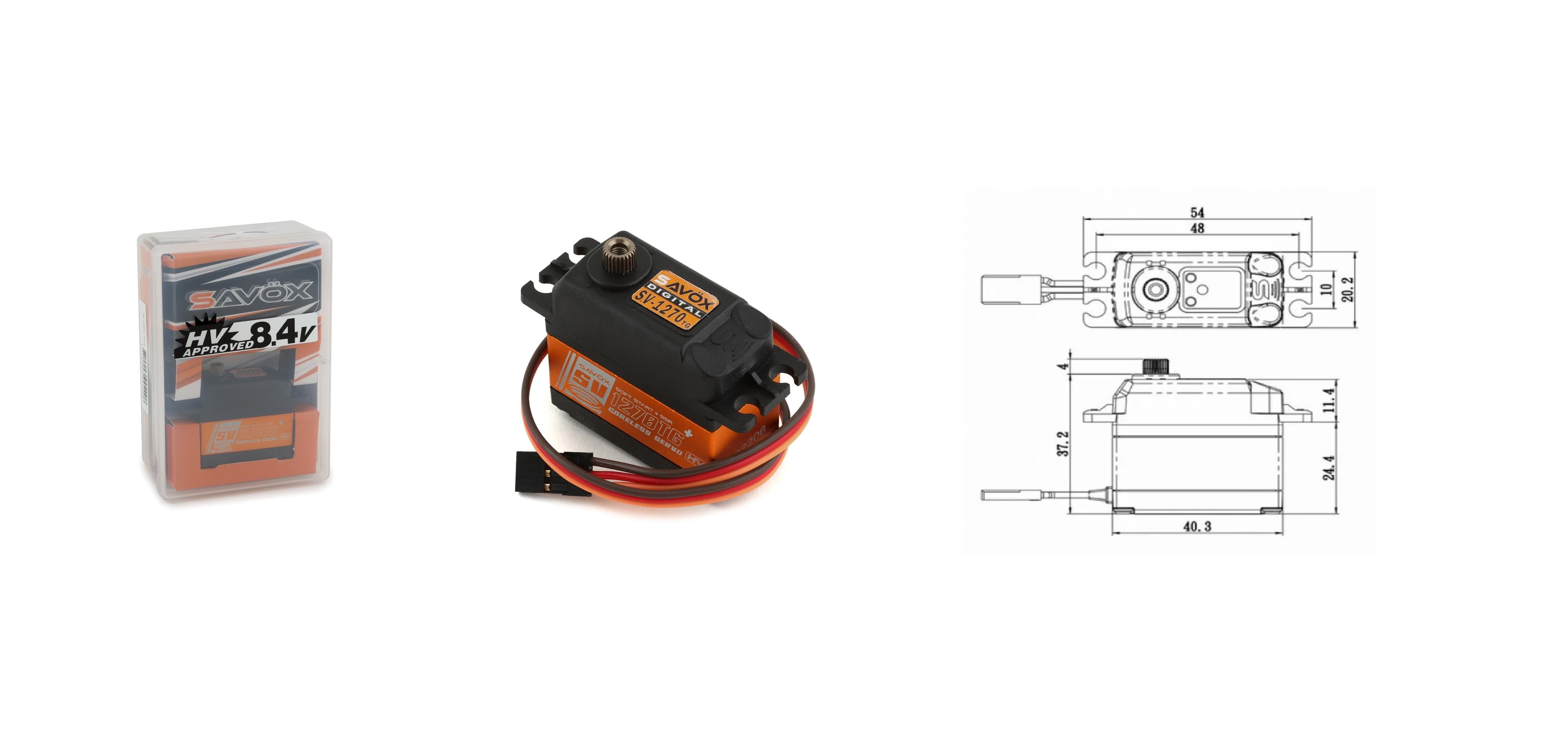 Savox SV-1270TGP Digital HV Titanium Gear Servo