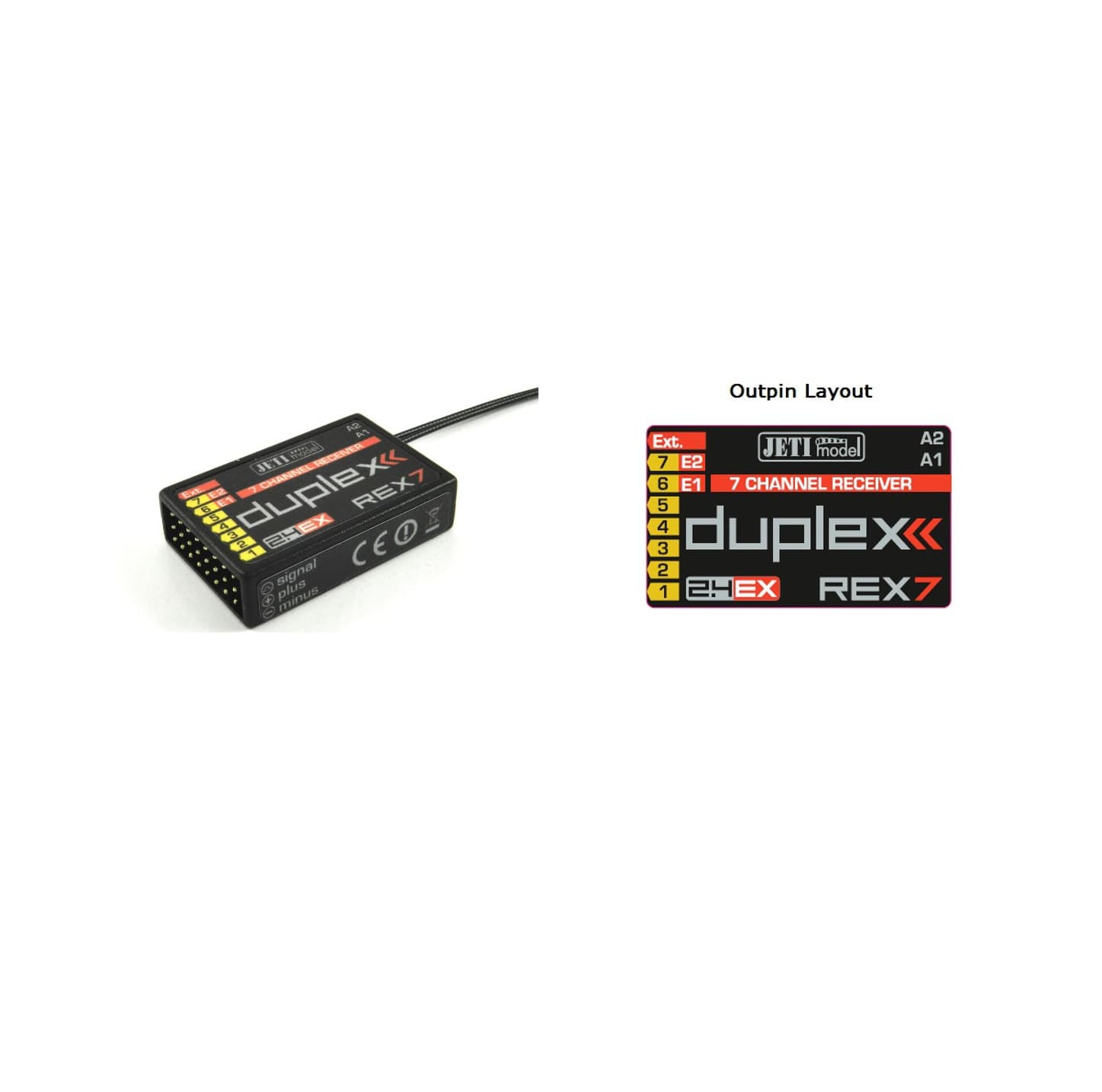 Jeti Duplex EX R7 REX Assist 2.4GHz Receiver